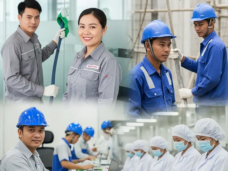 対応業種・国籍の幅広さ